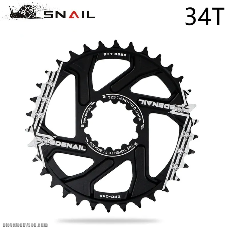 SNAIL Direct Mount Chainring For SRAM DUB GXP 6mm 3mm Boost