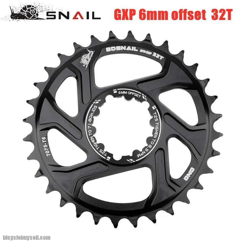 SNAIL Direct Mount Chainring For SRAM DUB GXP 6mm 3mm Boost