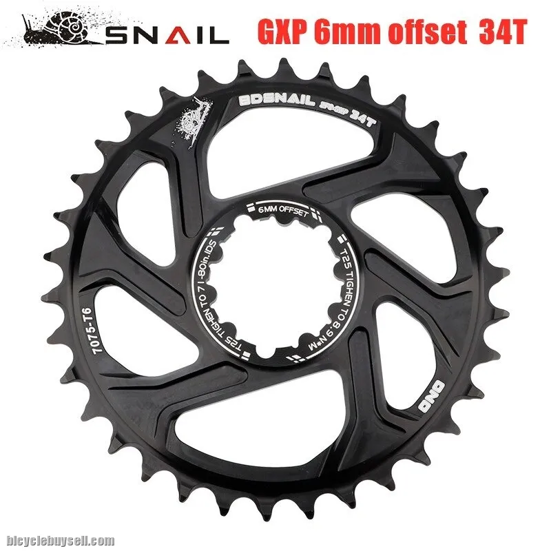 SNAIL Direct Mount Chainring For SRAM DUB GXP 6mm 3mm Boost