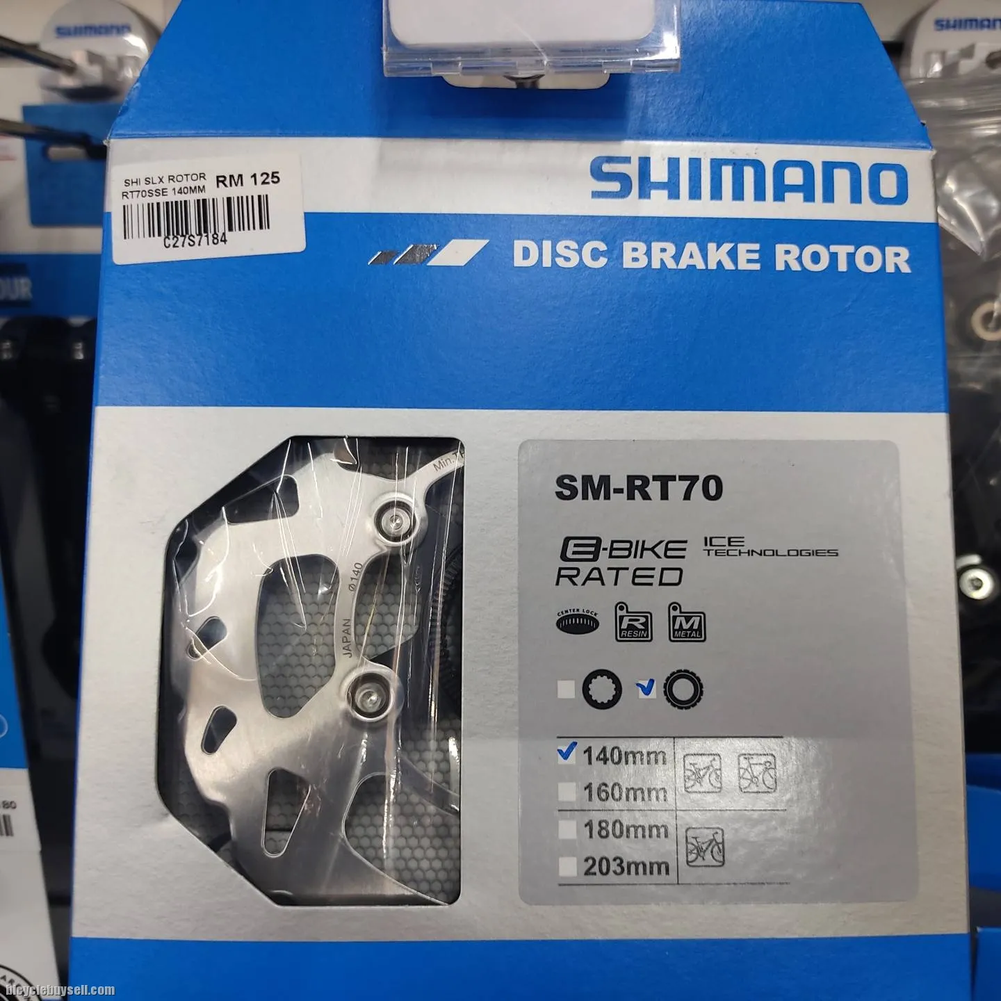 SHIMANO SM RT70 ROTOR 140MM