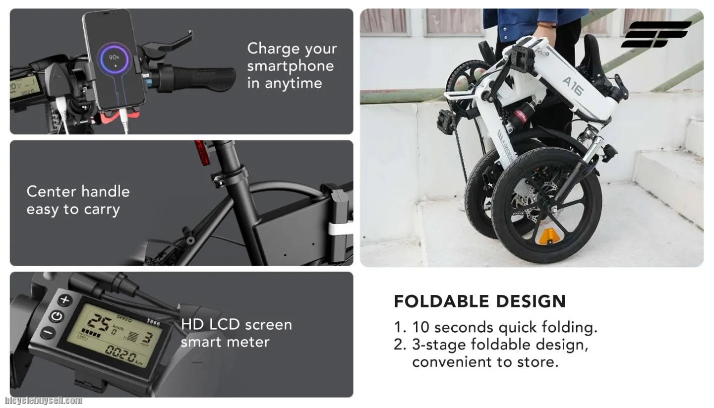 Electric Bicycle ADO A16XE