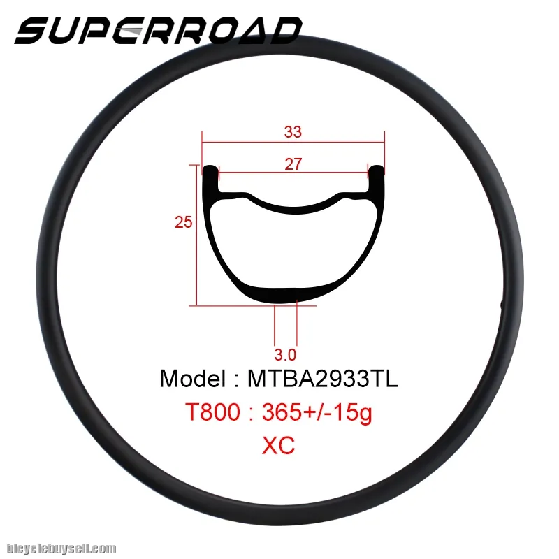 Best 27.5er 33mm Asymmetric MTB Rims For Mountain Bike