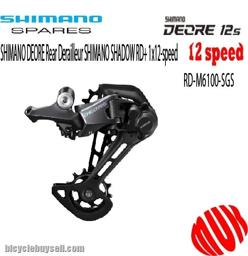 SHIMANO DEORE Rear Derailleur SHIMANO SHADOW RD+ 1x12-speed