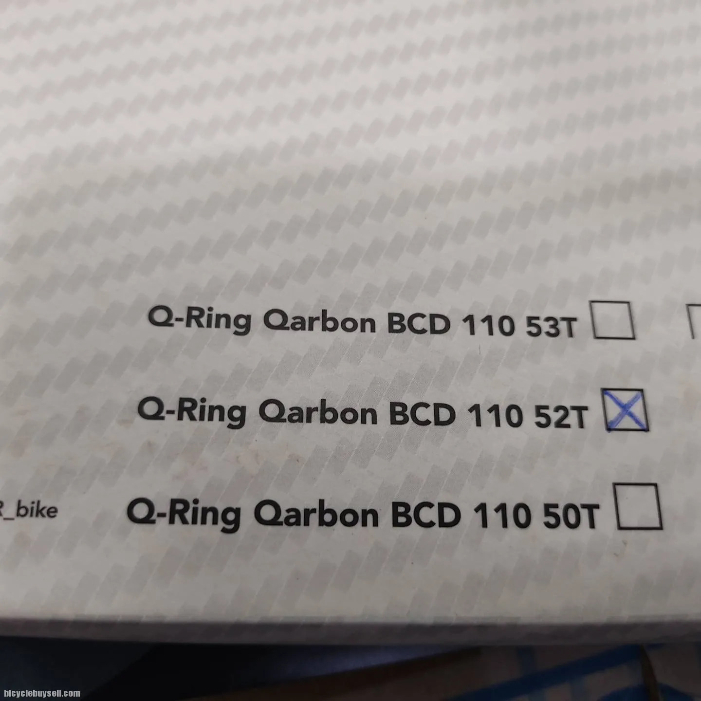 ROTOR QRING CARBON BCD 110 52T 6800 6700