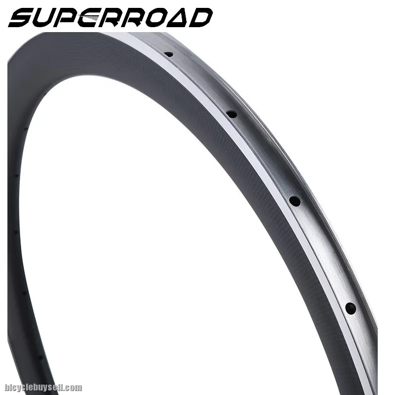 50mm Carbon Bicycle Alloy Road Bike Clincher Rims