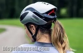 ABUS Gamechanger WHITE | WHITE RED | WHITE SILVER | Cycling Helmet | AERO HELMET | AERODYNAMICS |