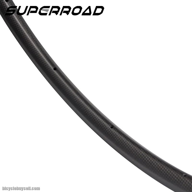 Cheap 700C Full 23mm Carbon Fiber Road Bike Clincher Rims