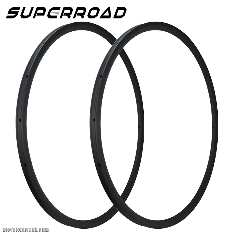24mm Toray Carbon Rim Road Bike Tubular Rims 700C