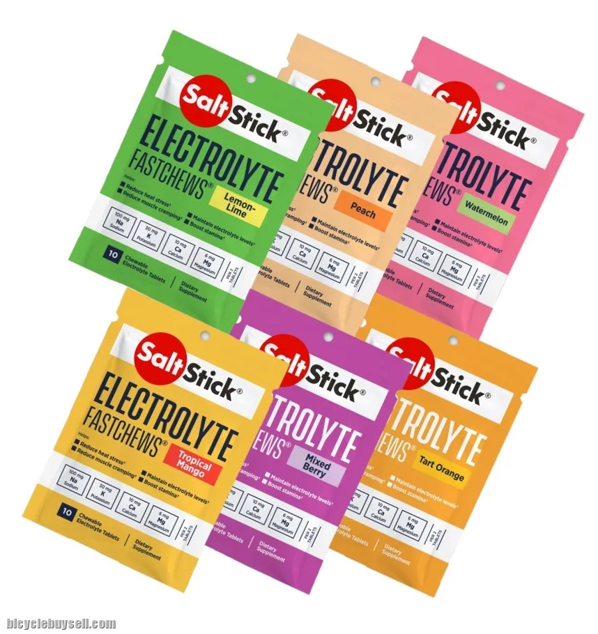 SaltStick FastChew Cheawable Electrolyte (Cramp prevention for Running, Cycling, Hiking, Rowing or a