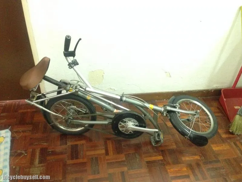 FOLDING BIKE BRIDGESTONE ONE TOUCH PICNICA 14INCH BELT DRIVE