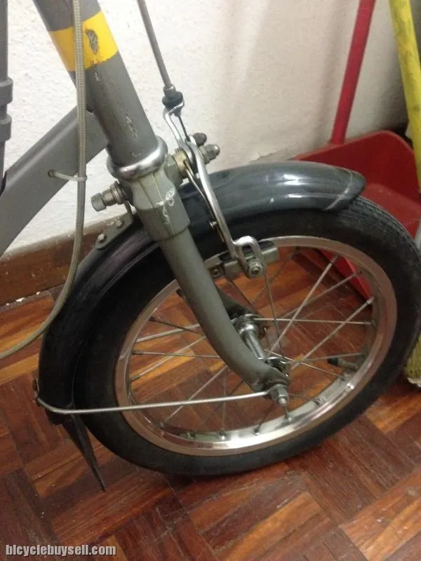 FOLDING BIKE BRIDGESTONE ONE TOUCH PICNICA 14INCH BELT DRIVE