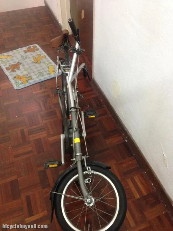 FOLDING BIKE BRIDGESTONE ONE TOUCH PICNICA 14INCH BELT DRIVE