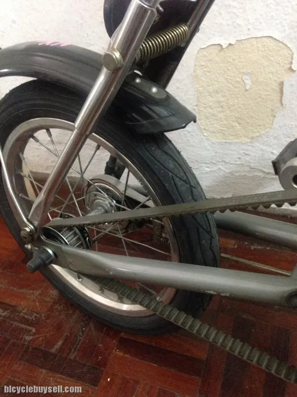 FOLDING BIKE BRIDGESTONE ONE TOUCH PICNICA 14INCH BELT DRIVE