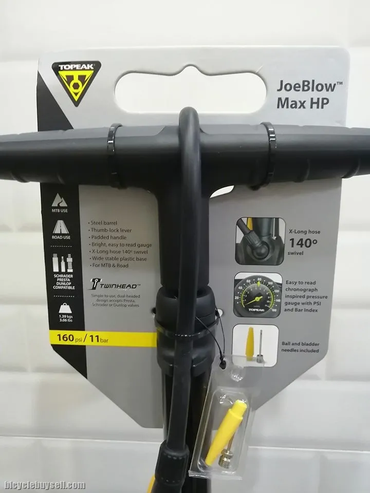 TOPEAK Bicycle Floor PUMP JOEBLOW MAX HP TJB-M2B
