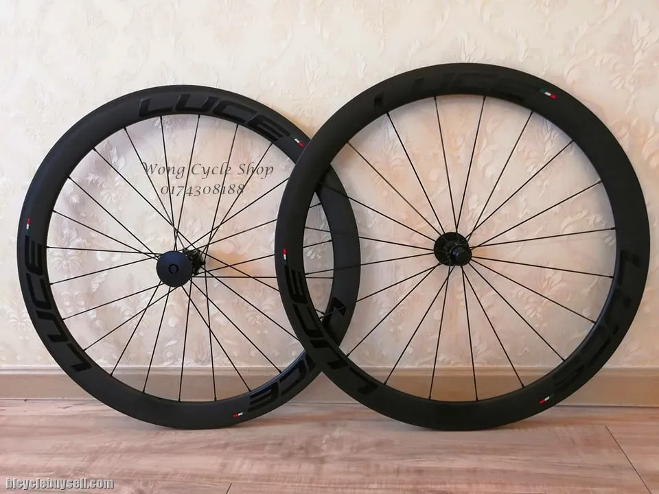 Full Carbon Wheelset  50mm LUCE  Ceramic Bearing Made in Taiwan