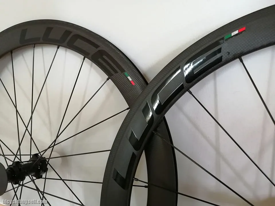 Full Carbon Wheelset  50mm LUCE  Ceramic Bearing Made in Taiwan
