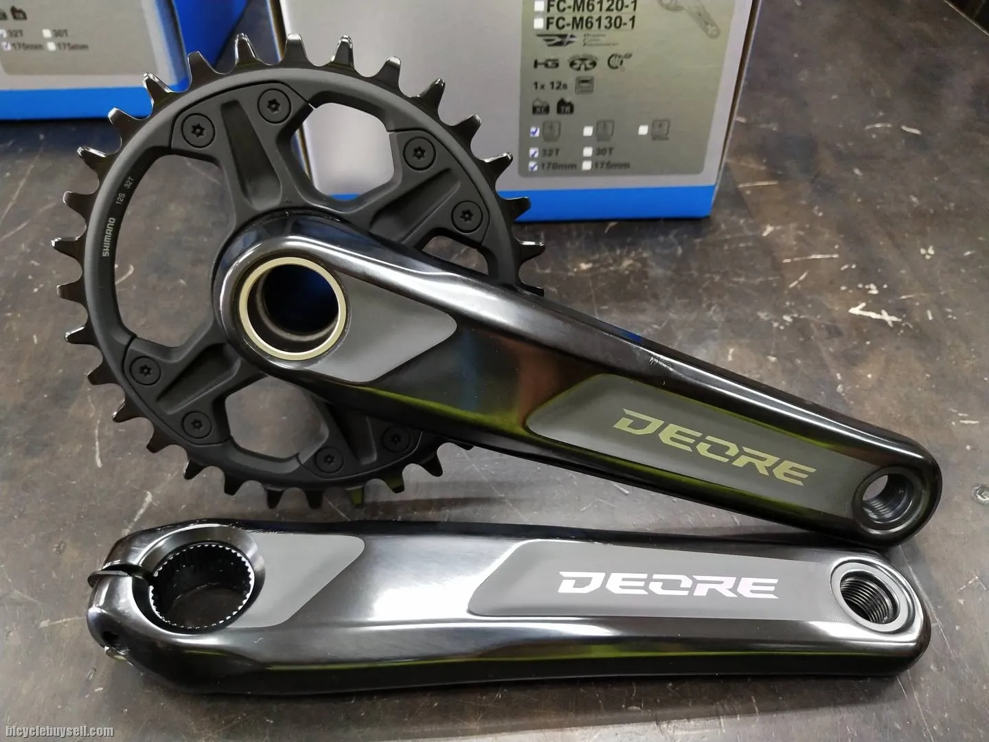 SHIMANO DEORE M6100 CRANKSET 1X12SPEED 32T 170MM