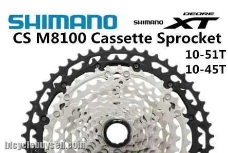 SHIMANO CASSETTE CS-M8100 12 SPEED 10-51T