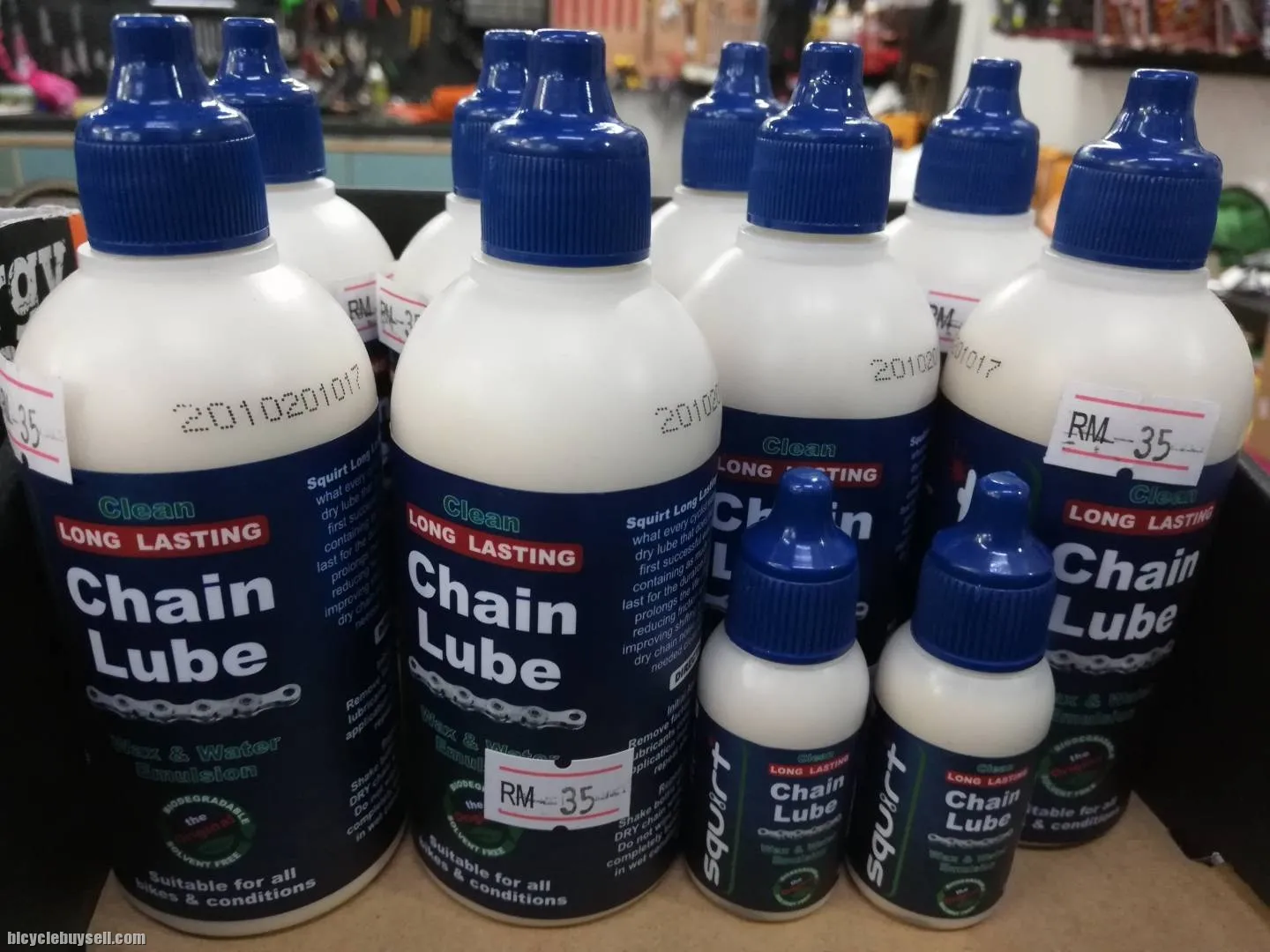 SQUIRT LUBE LONG LASTING DRY WAX BASED CHAIN LUBE