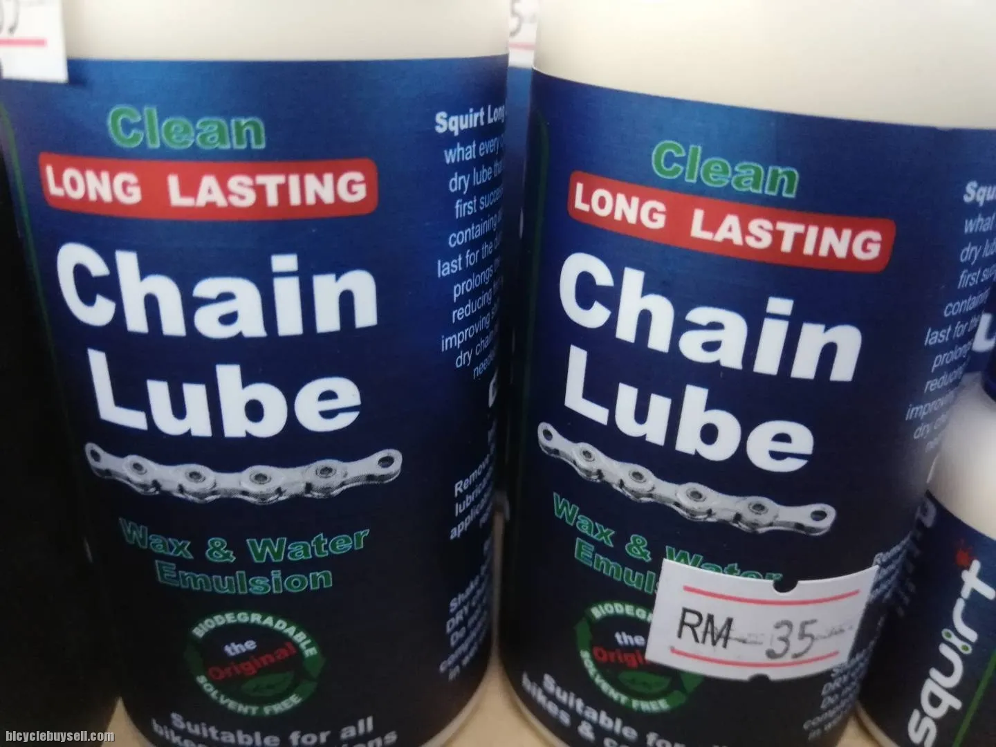 SQUIRT LUBE LONG LASTING DRY WAX BASED CHAIN LUBE