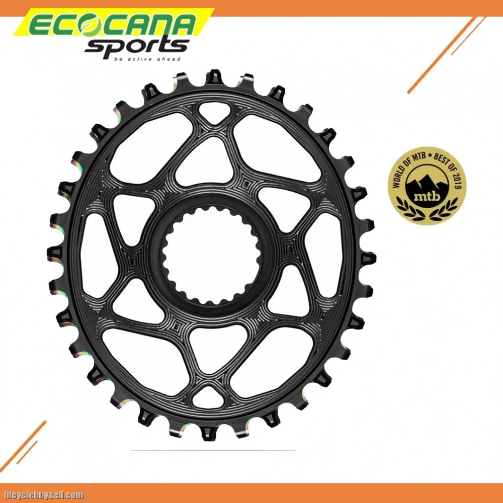ABSOLUTE BLACK SHIMANO OVAL CHAINRING