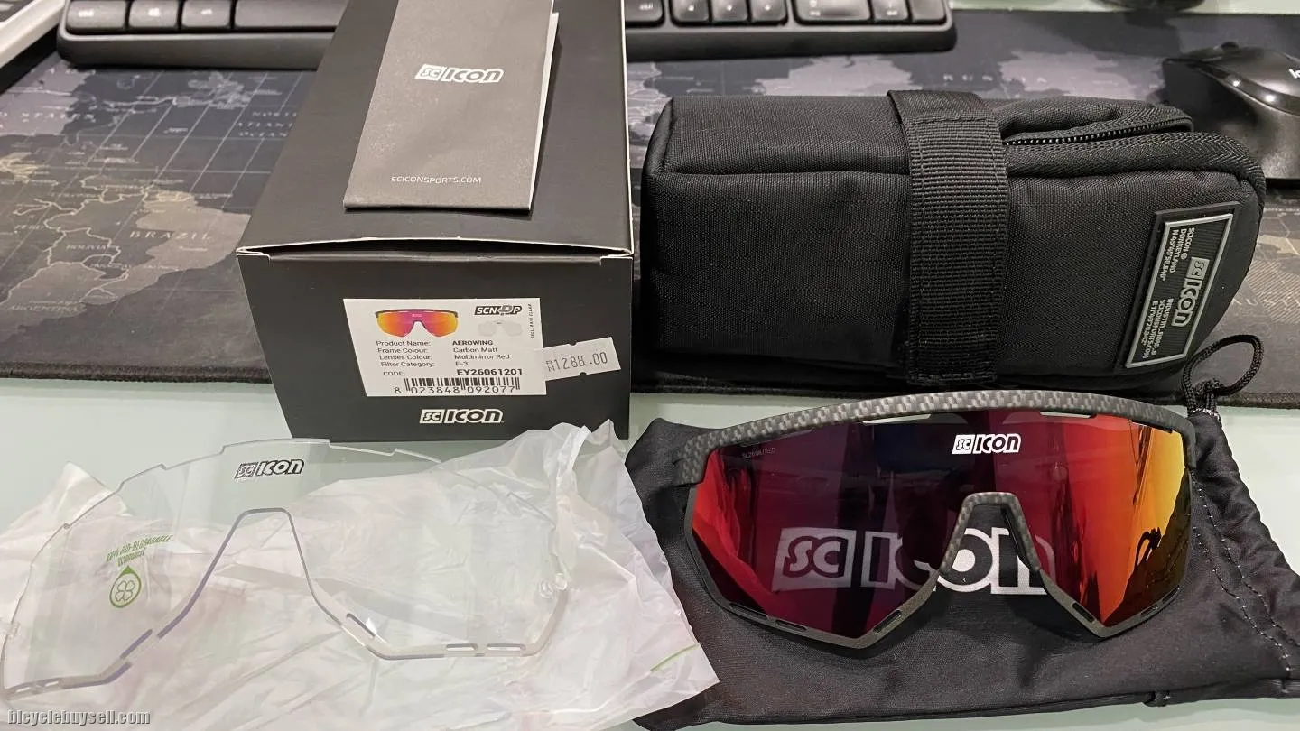 Original Scicon Aerowing Sport Performance Sunglasses for Cycling Tour de France Winner