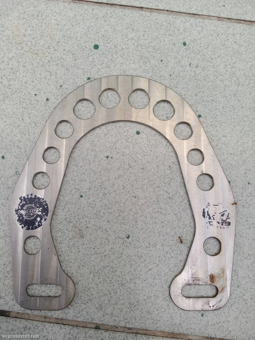 V-Brake stabliser Titanium plates