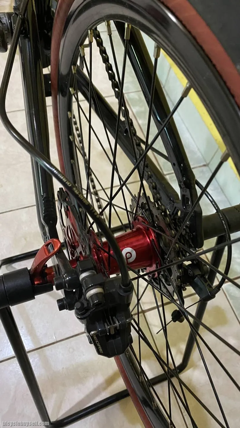 CRIUS 20â€ 10 speed folding bike for sell