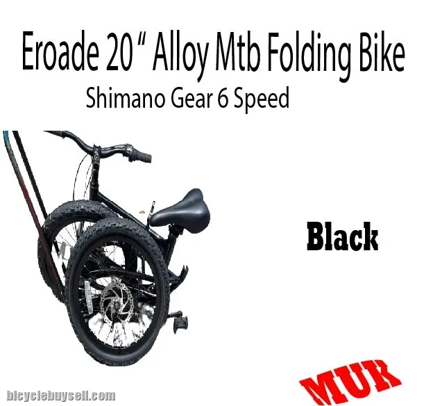 Eroade 20 " Alloy Folding Bike (Shimano Gear 6 Spd)