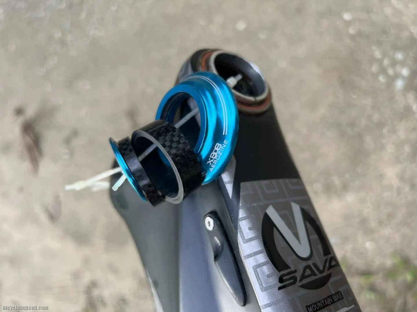 Carbon Frame Mtb Sava (Very Lightweight) + Aerozine Headset + Ceramic Token BB + KCNC Seatpost Clamp