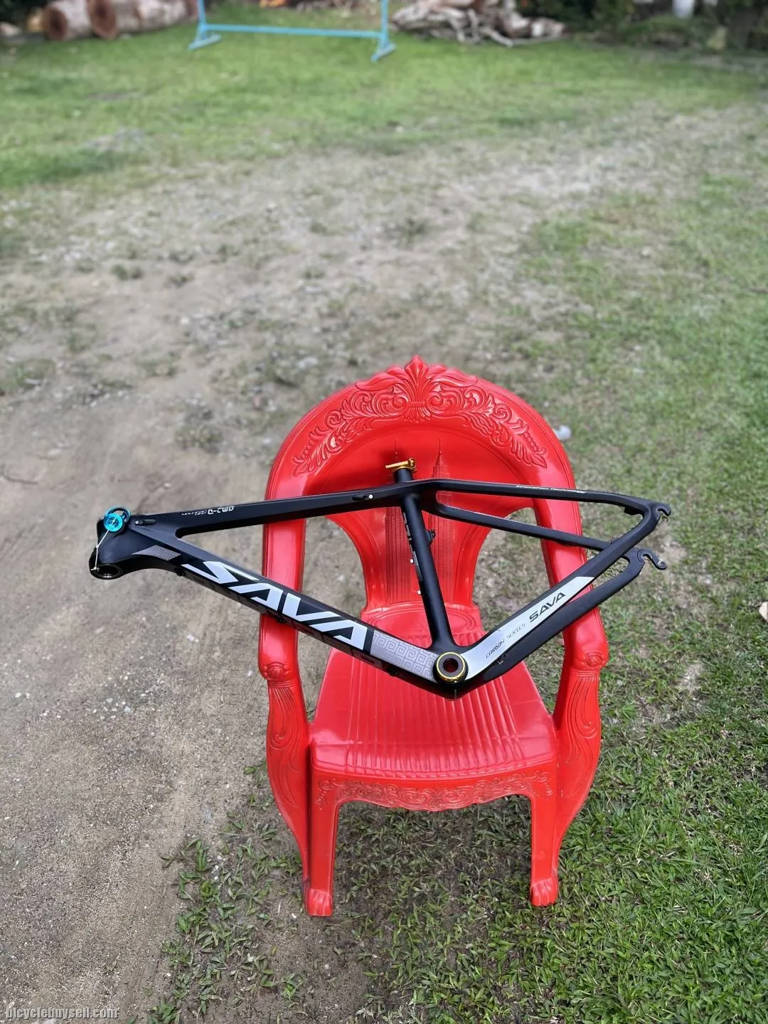Carbon Frame Mtb Sava (Very Lightweight) + Aerozine Headset + Ceramic Token BB + KCNC Seatpost Clamp