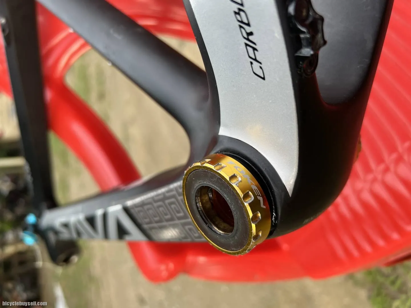 Carbon Frame Mtb Sava (Very Lightweight) + Aerozine Headset + Ceramic Token BB + KCNC Seatpost Clamp