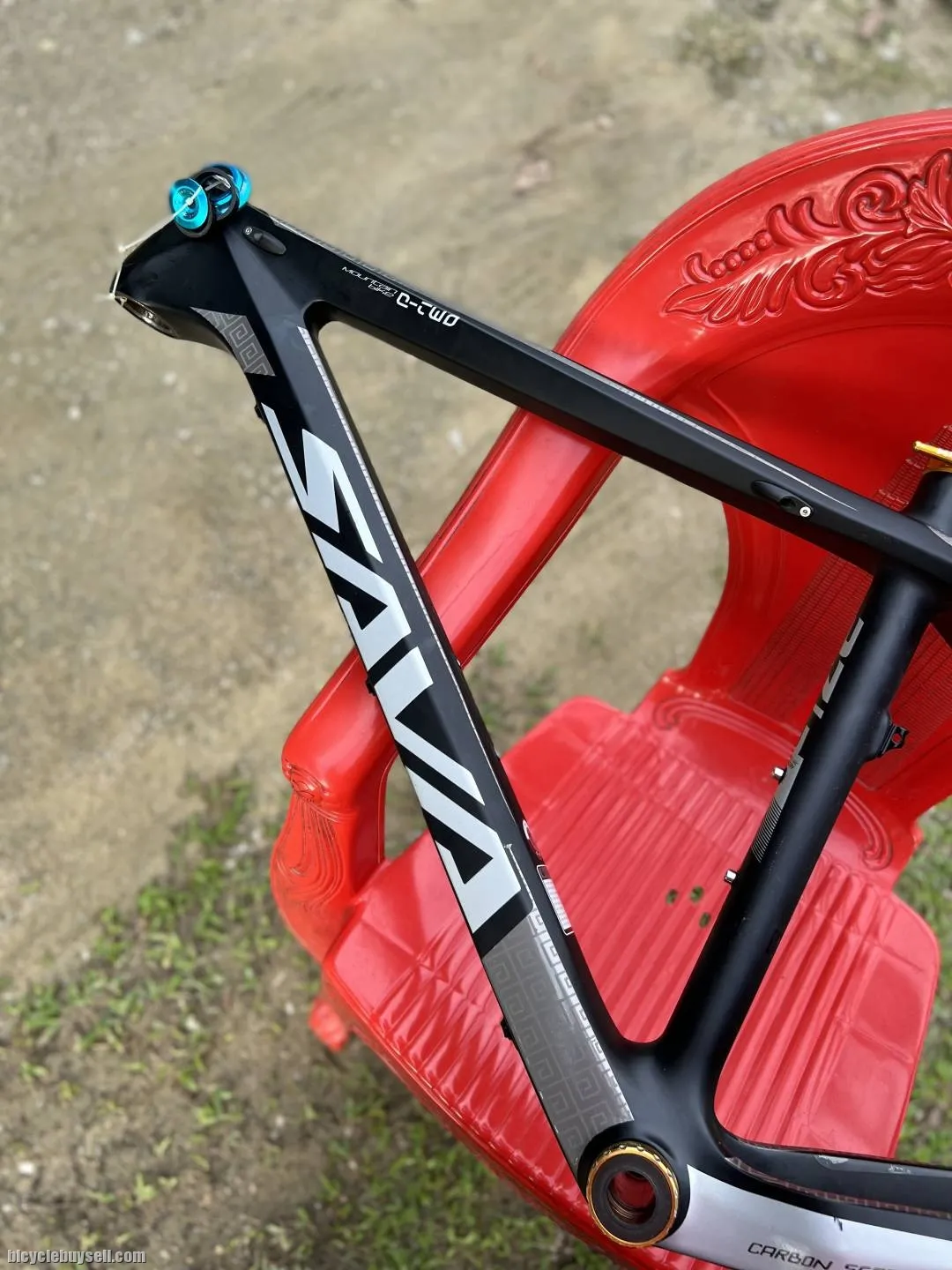 Carbon Frame Mtb Sava (Very Lightweight) + Aerozine Headset + Ceramic Token BB + KCNC Seatpost Clamp
