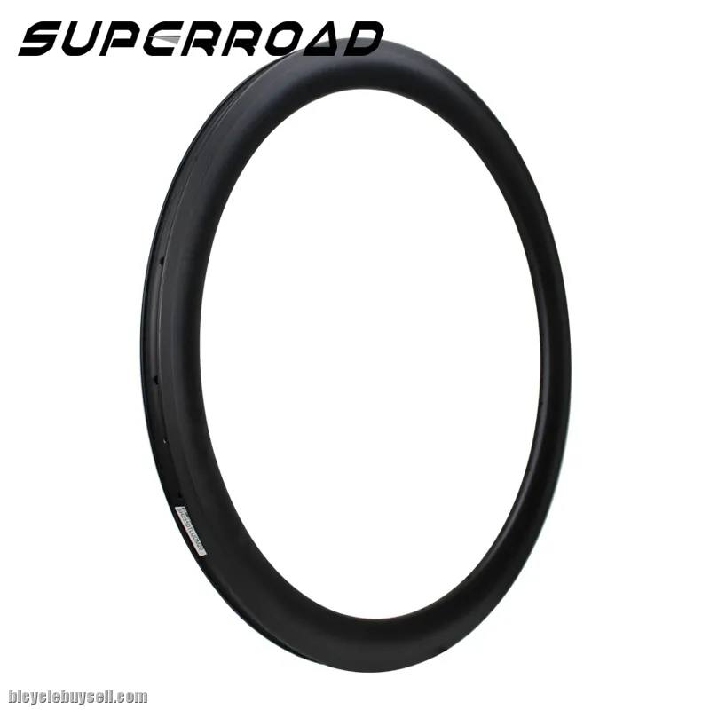700C 45mm Carbon Rim Tubeless Bike Road Rims