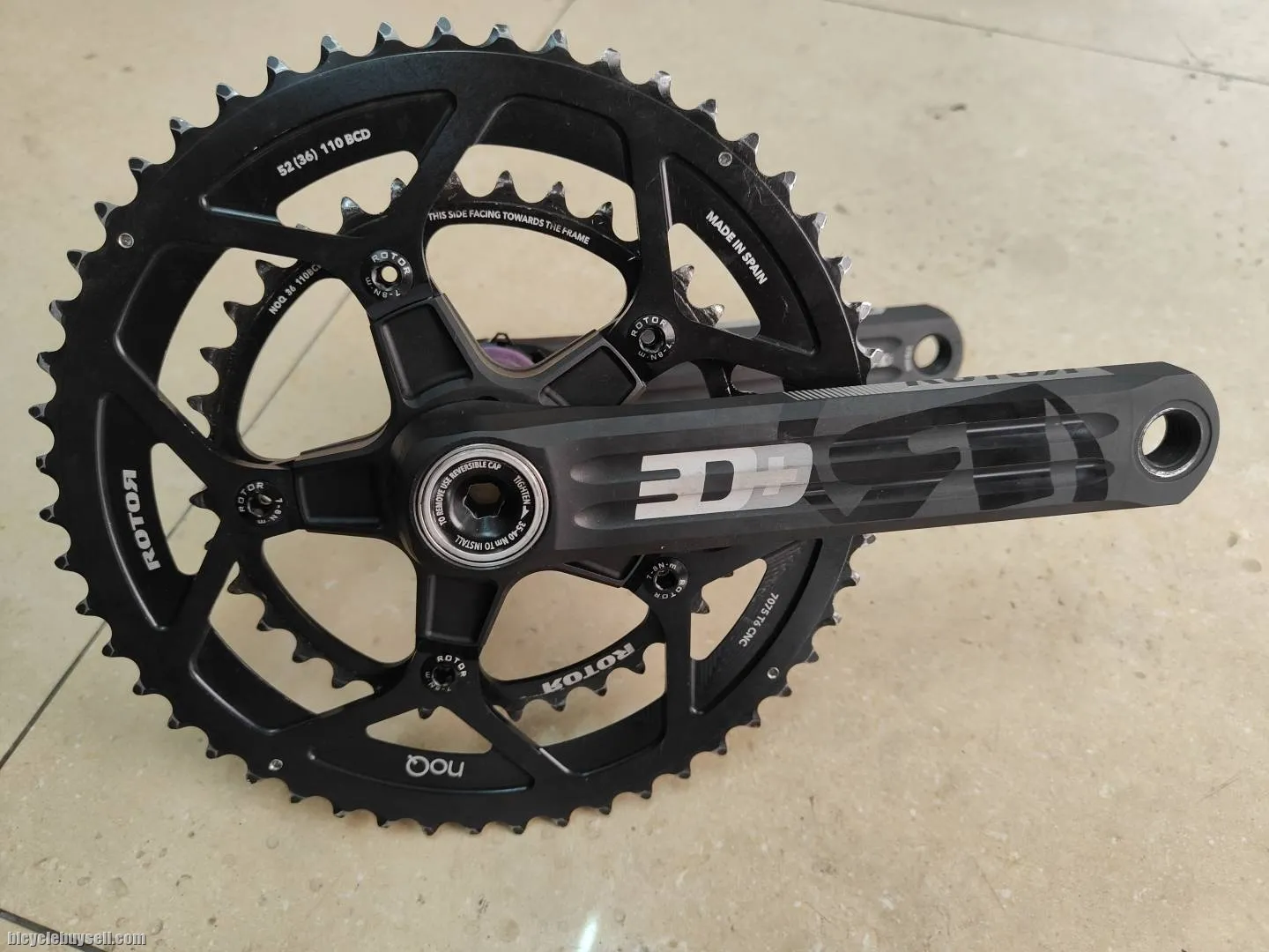 ROTOR 3D+ crankset BDC110x5