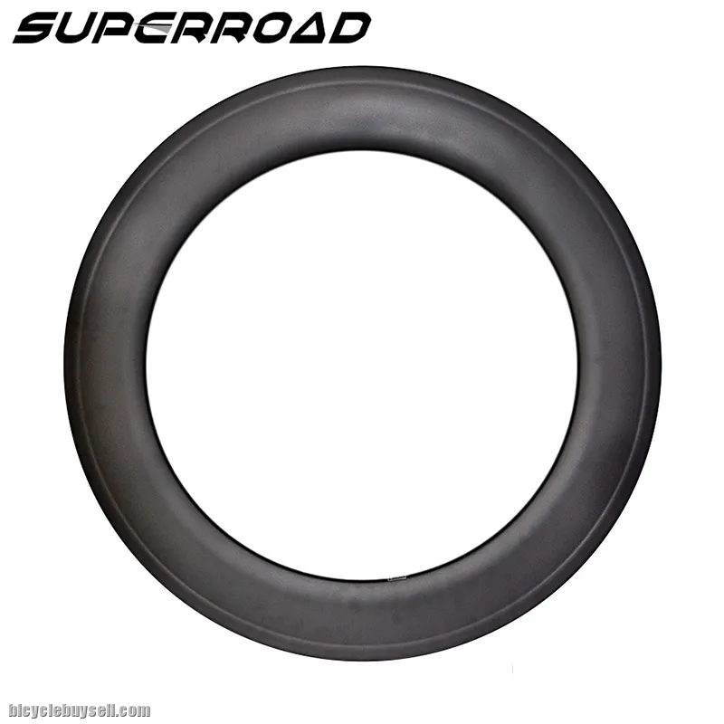 Custom 88mm Carbon Road Track Triathlon Bike Tubular Rim