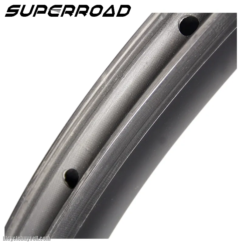 Asymmetric Tubeless Clincher Ready Carbon Road Bike Rims