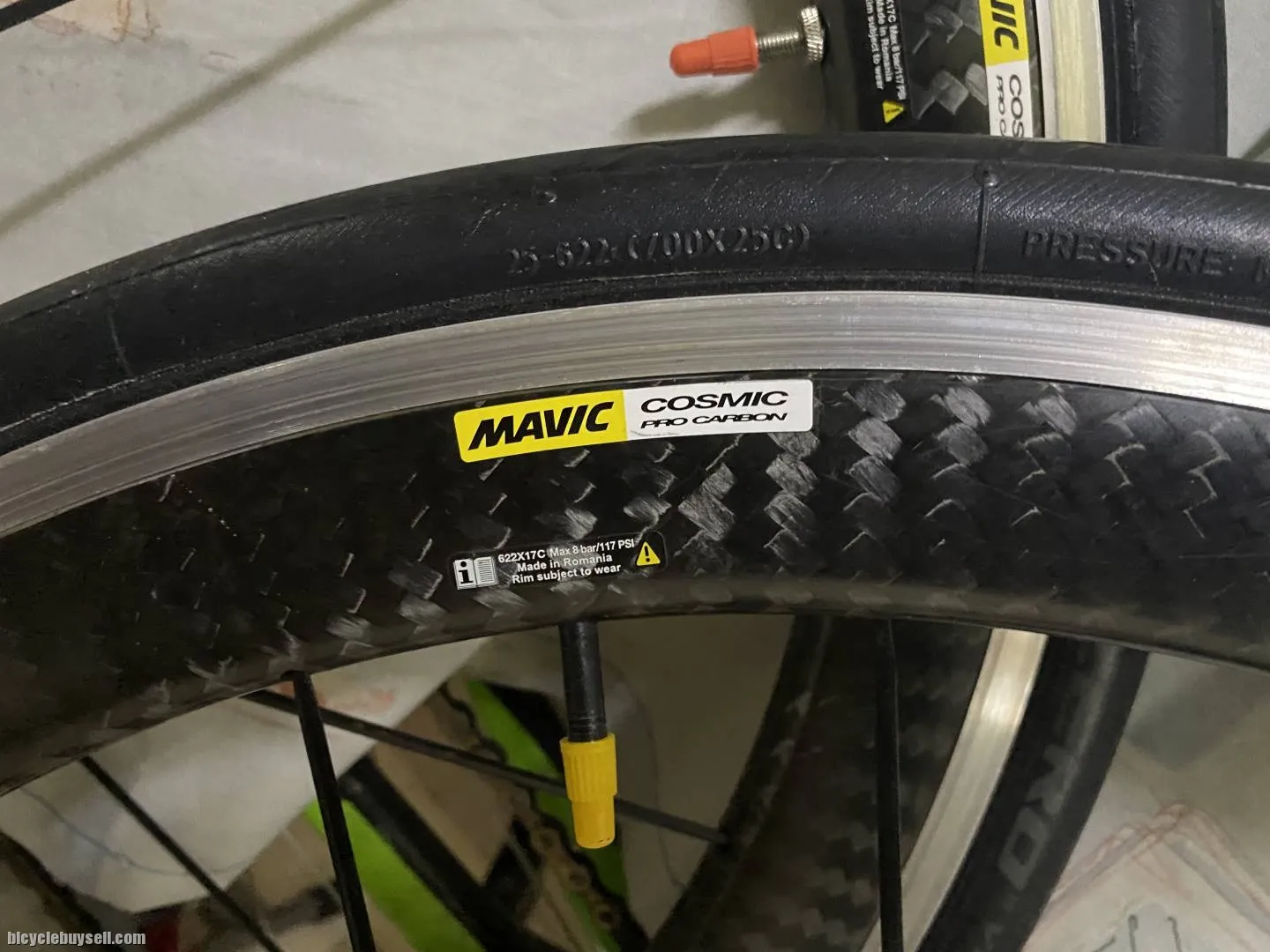 Wheelset mavic cosmic