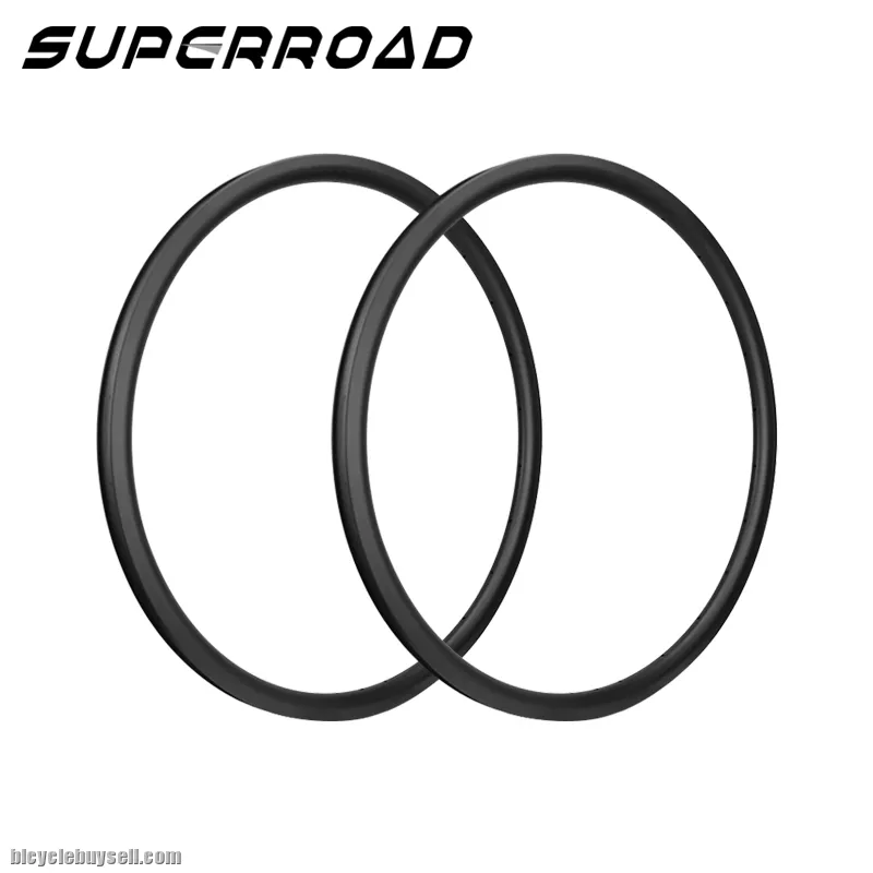 30mm Width Disc Brake Tubeless Carbon Fiber Cyclcocross Bike Clincher Rims