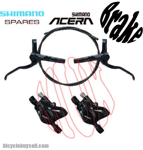 Shimano Acera Hydraulic Disc Brake Mt200 (Set)(2022)