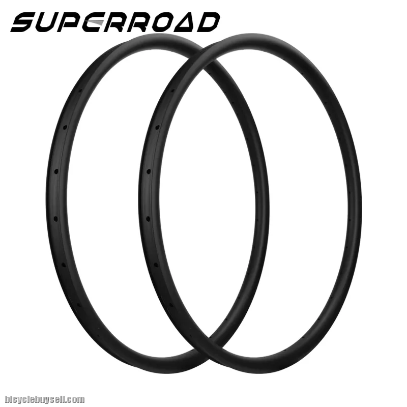 29er XC 33mm Wide 30mm Deep Carbon Fiber MTB Bike Offset Rims