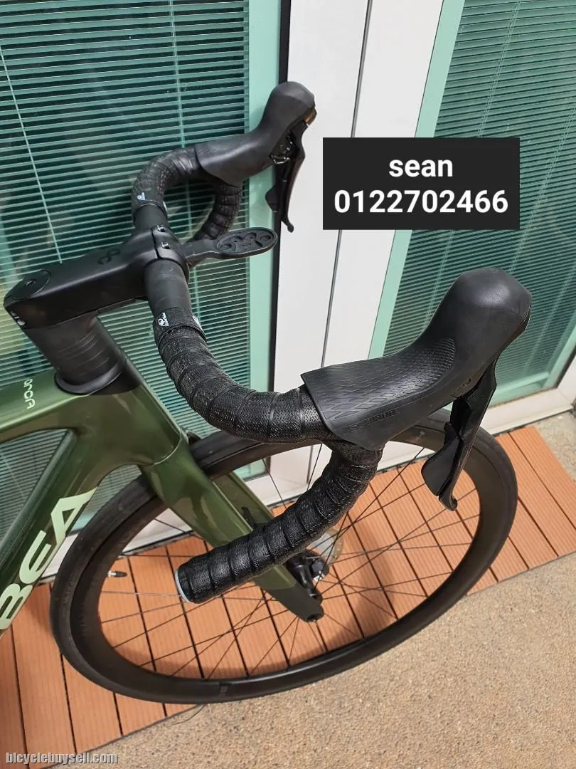ORBEA ORCA M21 ULTEGRA SIZE 49 CARBON ROADBIKE DISC ARMY GREEN CARBON WHEELS