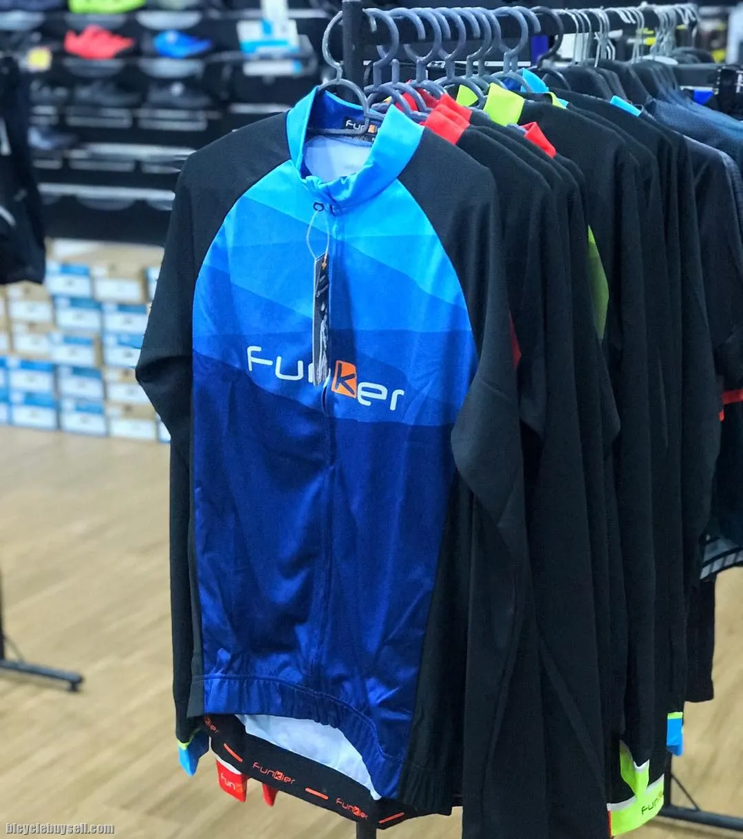 Funkier spoleto Long sleeve jersey is available at PBL
