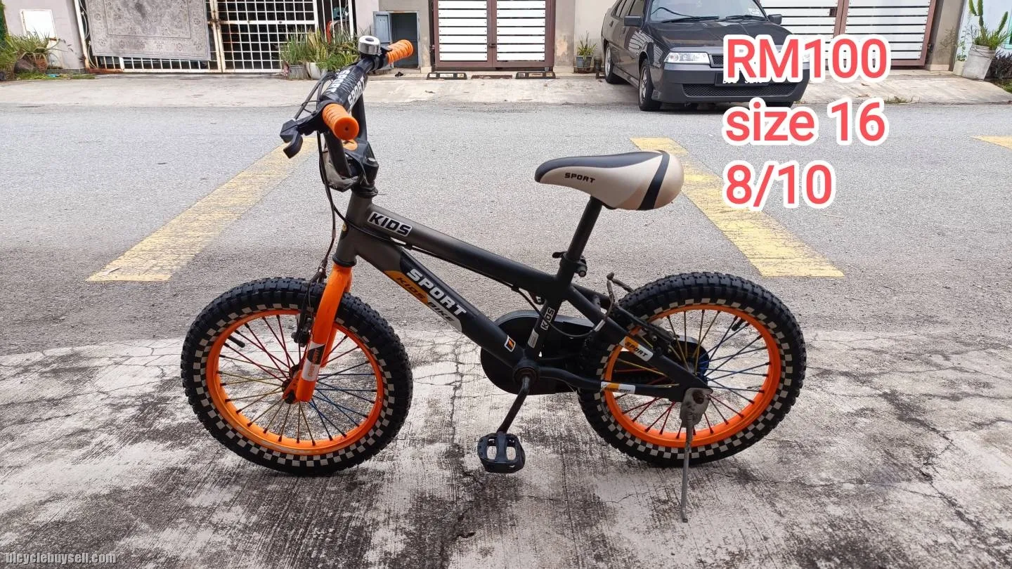 Basikal Budak Size 16 Kids Bicycle BMX