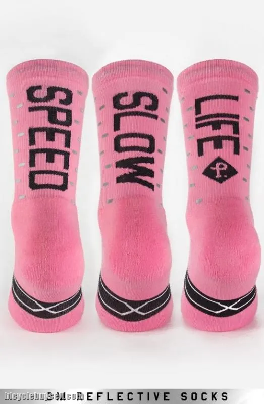 SPEED/SLOW LIFE Socks [V.2 Reflective] by Pacific and Co