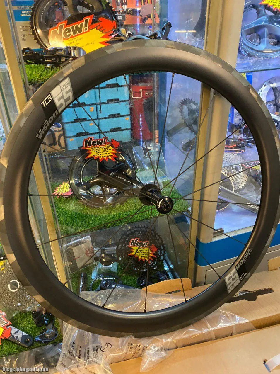 Vision SC 55 Carbon Wheelset - Clincher - QR Rim Brakes Original With