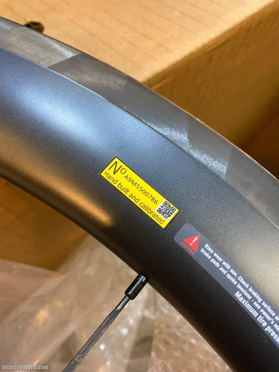 Vision SC 55 Carbon Wheelset - Clincher - QR Rim Brakes Original With