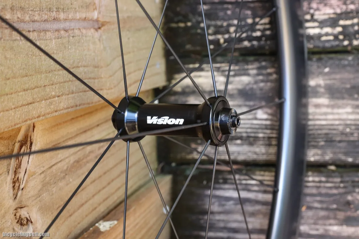 Vision SC 55 Carbon Wheelset - Clincher - QR Rim Brakes Original With