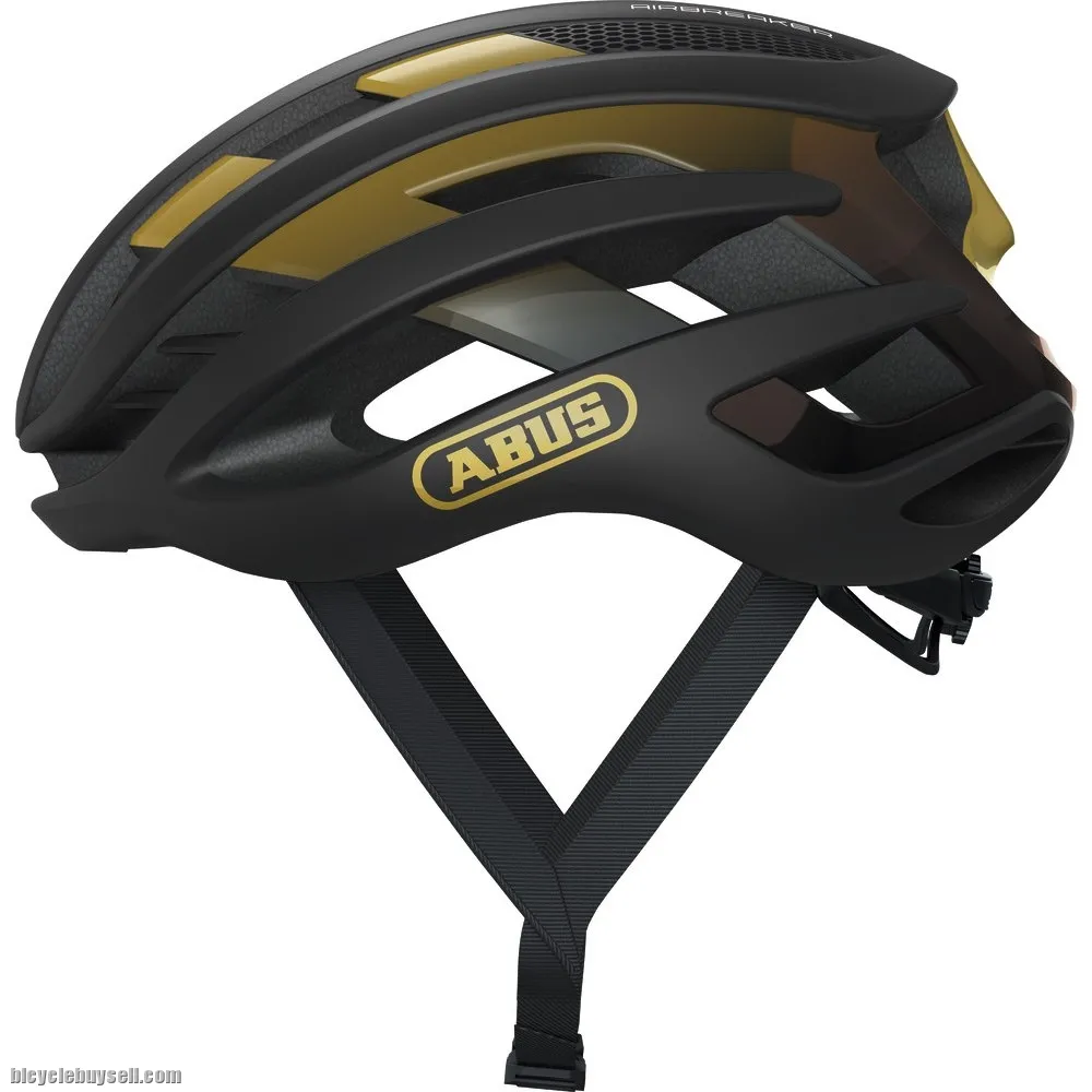 ABUS AIRBREAKER <BLACK GOLD> ROAD HELMET
