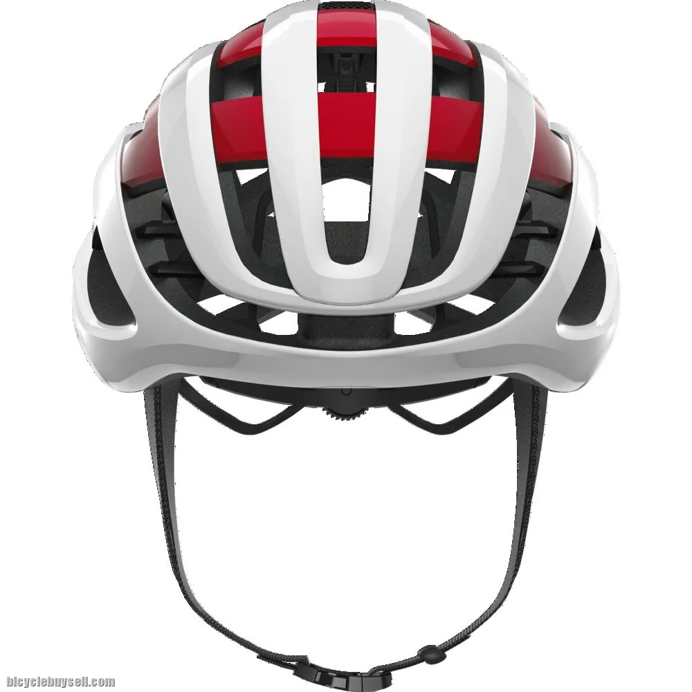 ABUS AIRBREAKER <WHITE RED> ROAD HELMET